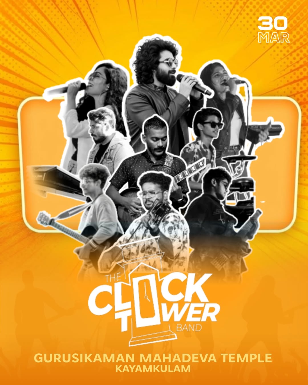 The Clock Tower Band Live at Kayamkulam