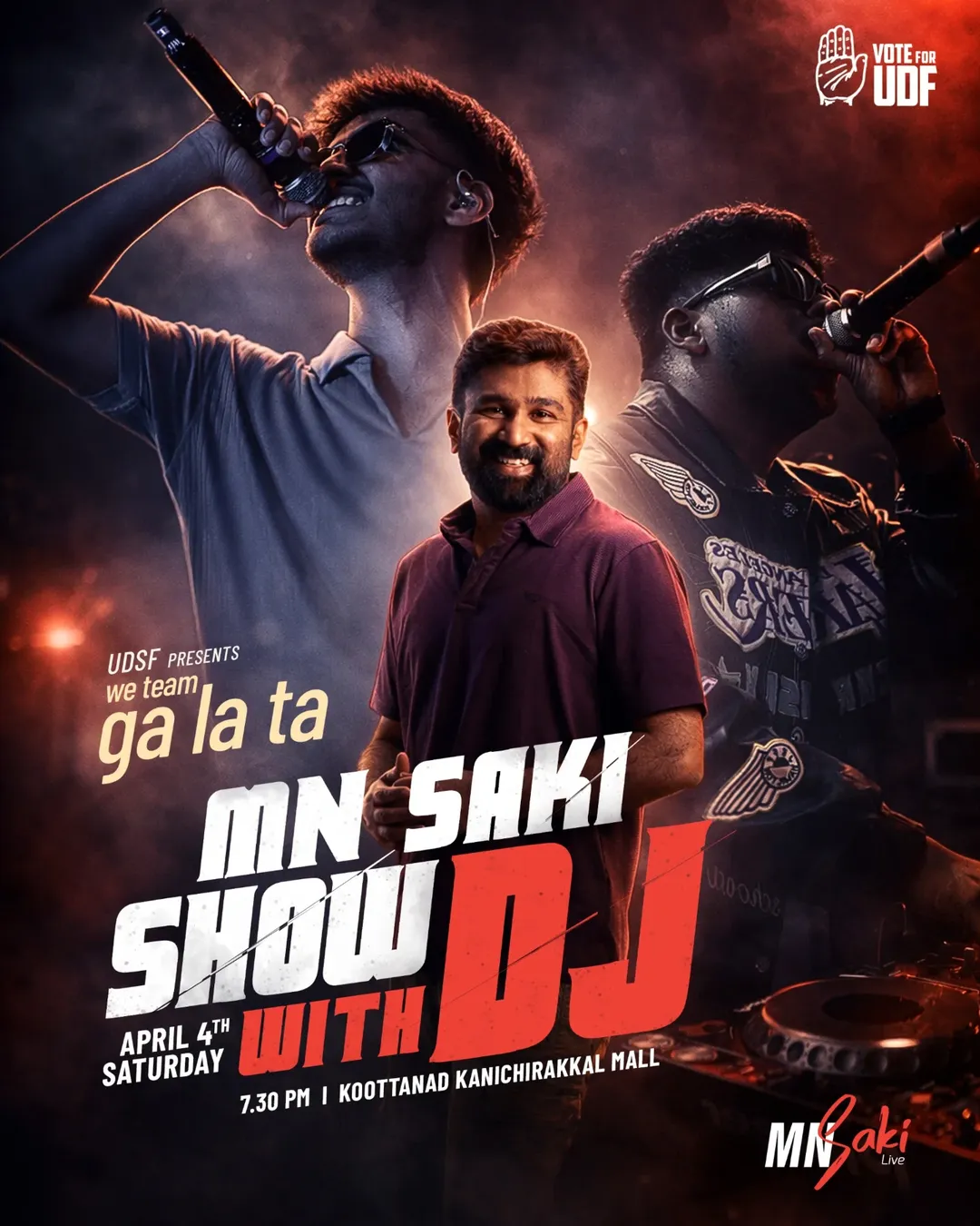 MN Saki Show with DJ | Koottanad