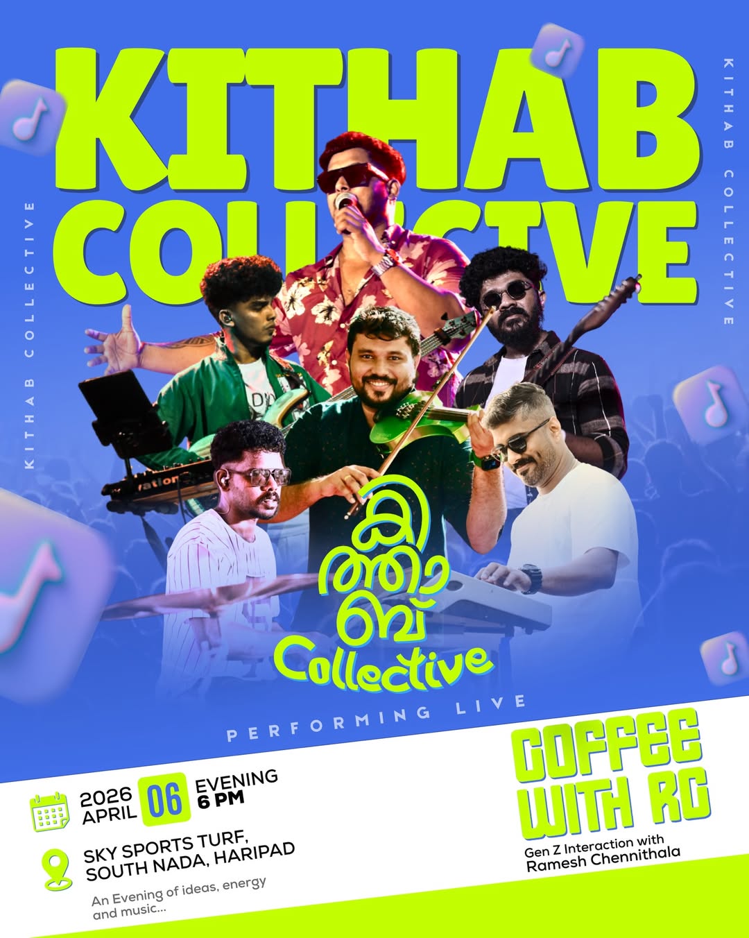 Kithab Collective Live in Concert | Coffee with RC | Harippad