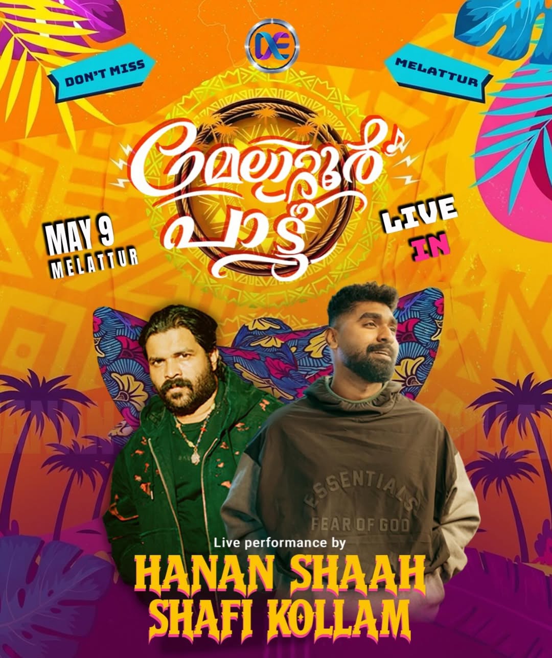 Live Music Night ft. Hanan Shaah & Shafi Kollam | Melattur Paattu