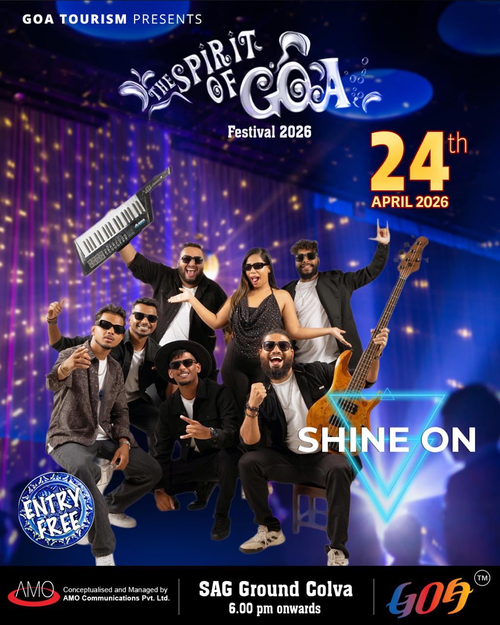 Spirit of Goa Festival 2026 – Shine On Live | Colva