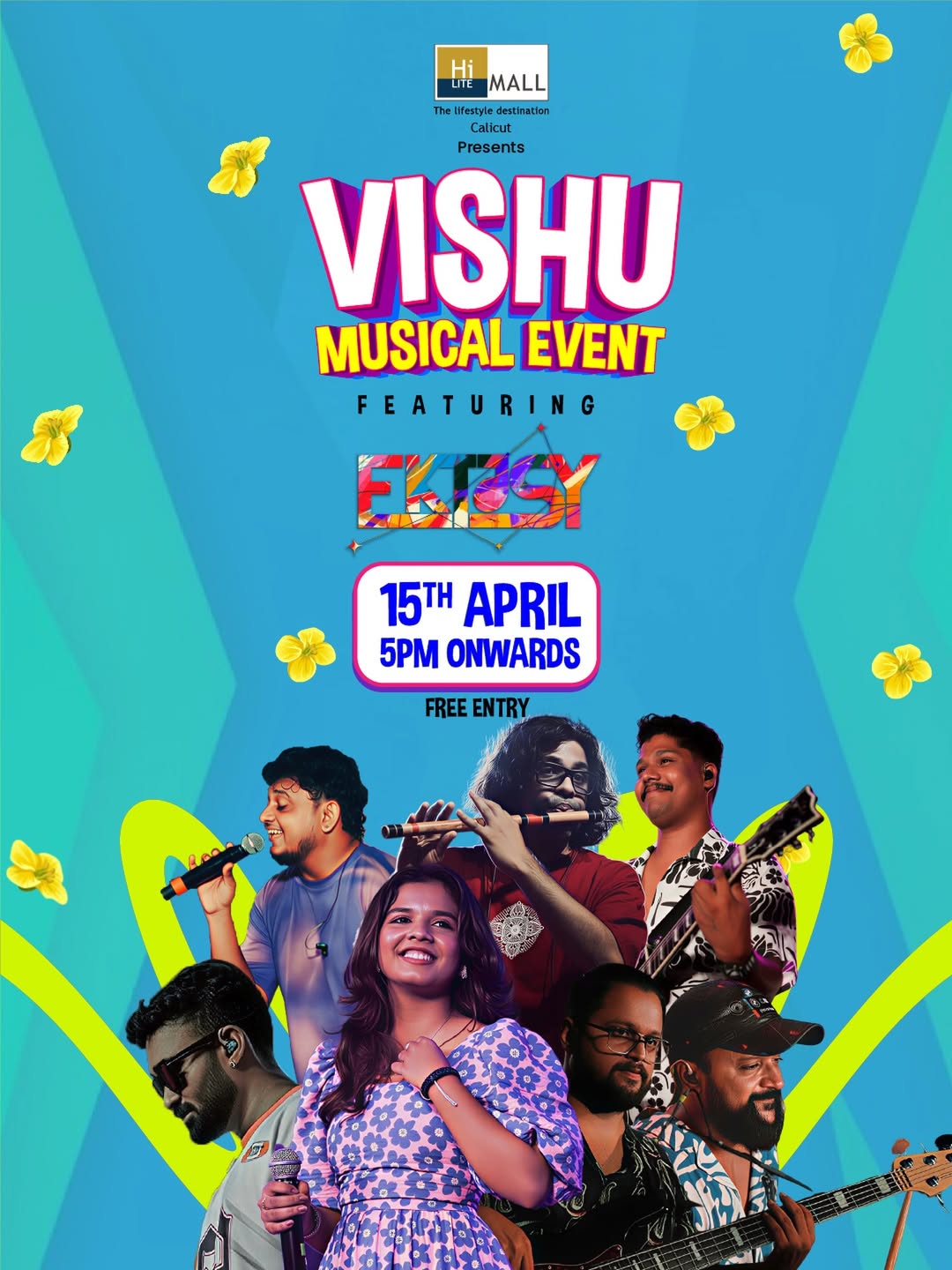 Vishu Musical Event ft. Sreya Jaydeep live with Ektasy Band | HiLITE Mall Calicut