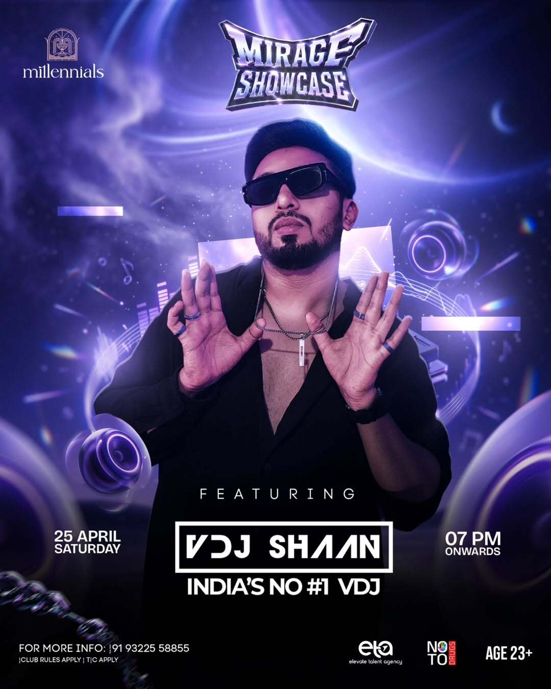 Mirage Showcase ft. VDJ Shaan – Bollywood Night in Kochi | Millennials Restobar, Kochi