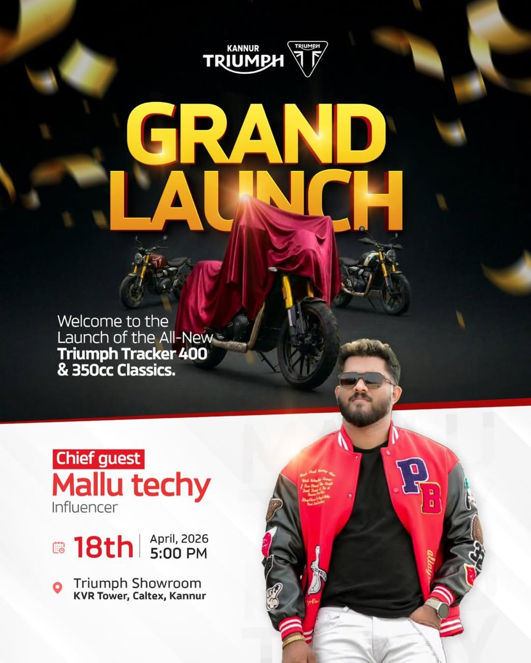 Triumph Tracker 400 and 350cc Classics Grand Launch | Kannur
