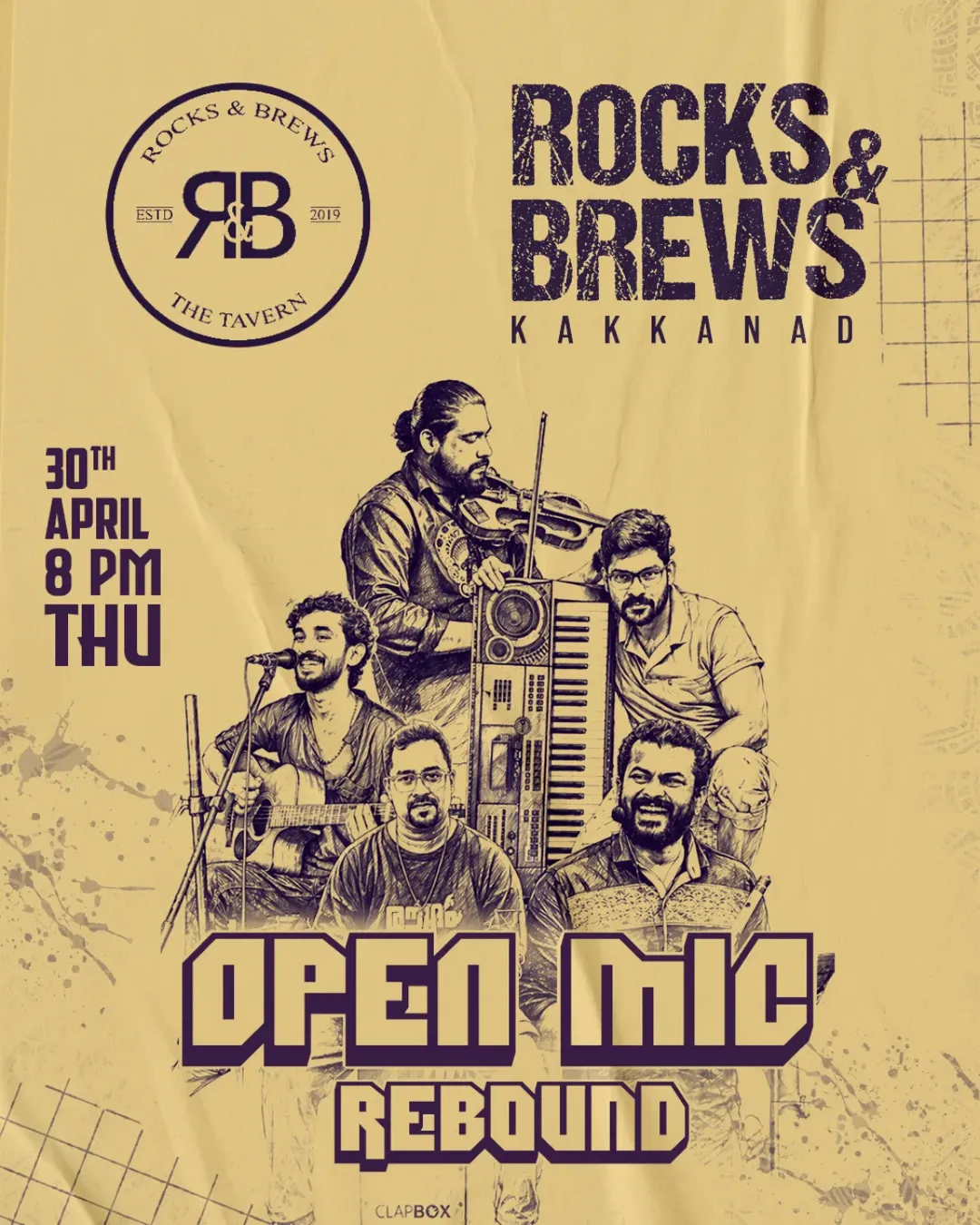 Open Mic Night at Rocks & Brews Kakkanad – Rebound Live | Music & Open Stage Event