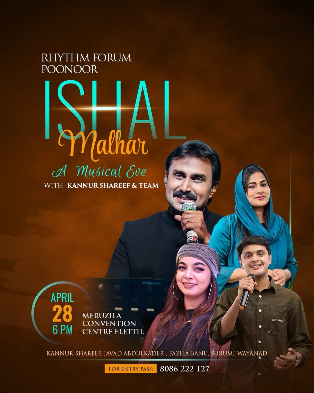Ishal Malhar | A Musical Eve with Kannur Shareef and Team | Live Music Event in Elettil
