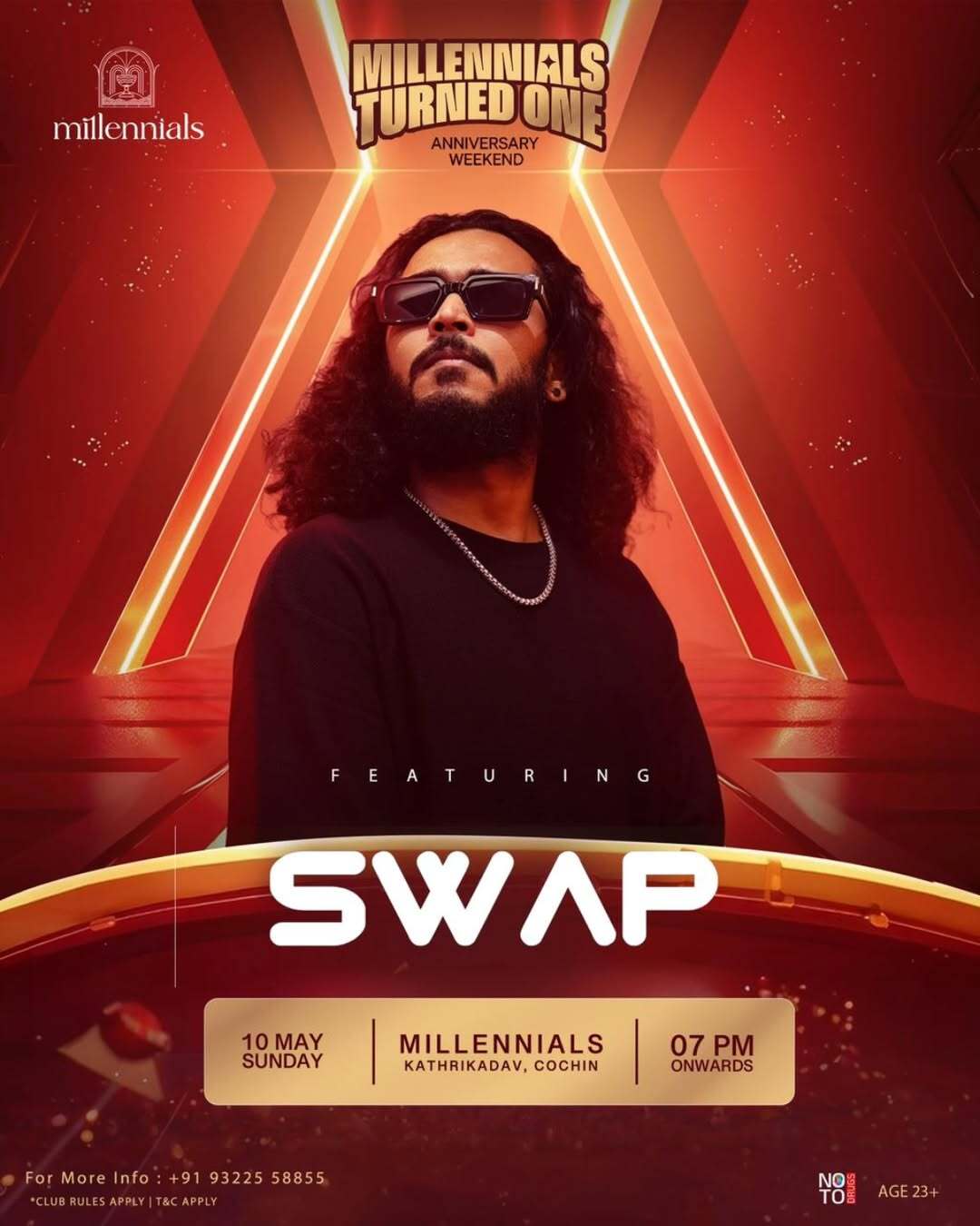 Millennials Turned One — Anniversary Weekend Ft. SWAP | Millennials Restobar, Kochi