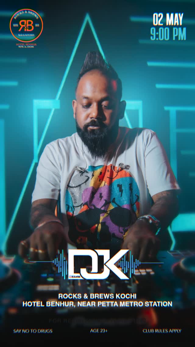 DJ Karthik Live | Rocks & Brews Kochi