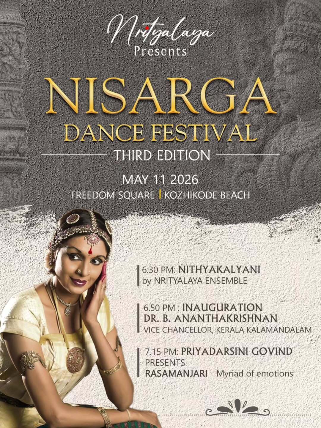 Nisarga Dance Festival β 3rd Edition | Freedom Square, Kozhikode Beach