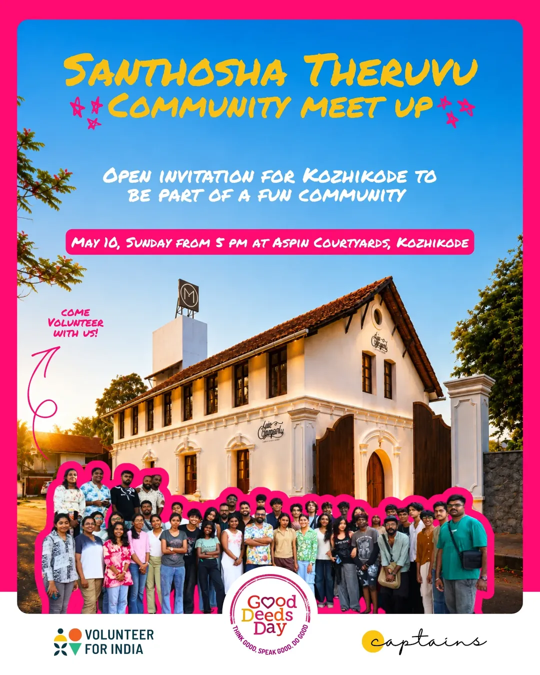 Santhosha Theruvu Community Meet Up | Aspin Courtyards, Kozhikode