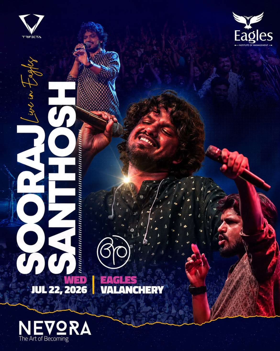 Sooraj Santhosh Live in Eagles | Nevora – The Art of Becoming | Eagles Institute of Management, Valanchery