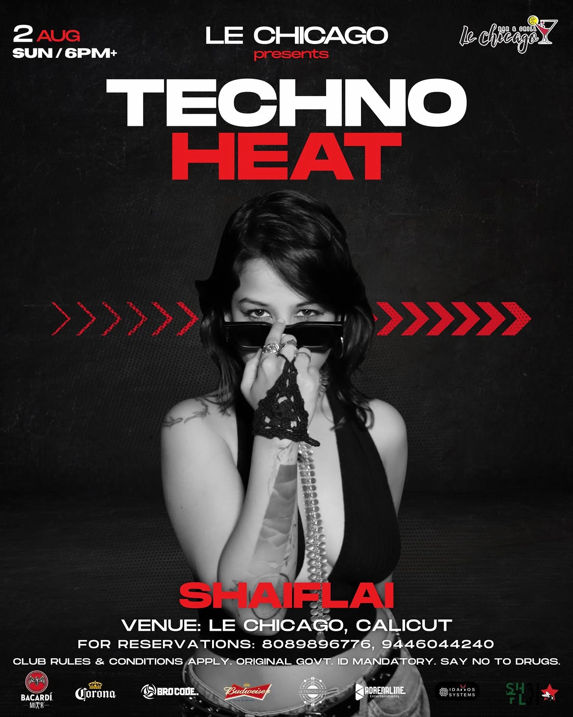 TECHNO HEAT by Shaiflai | Le Chicago, Hotel Sasthapuri, Calicut