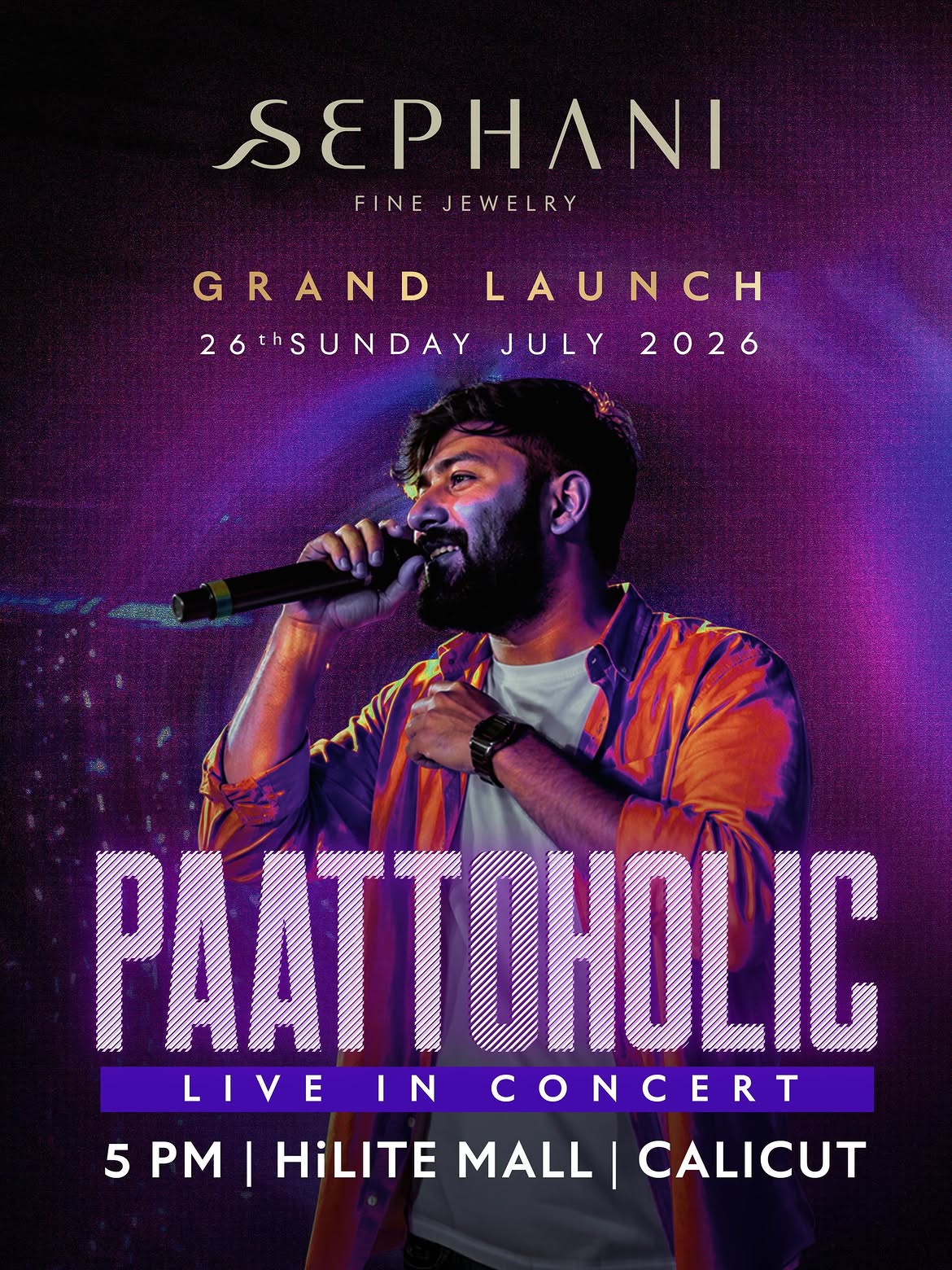 SEPHANI Fine Jewelry Grand Launch | Ft. Paattoholic Live | HiLITE Mall, Calicut