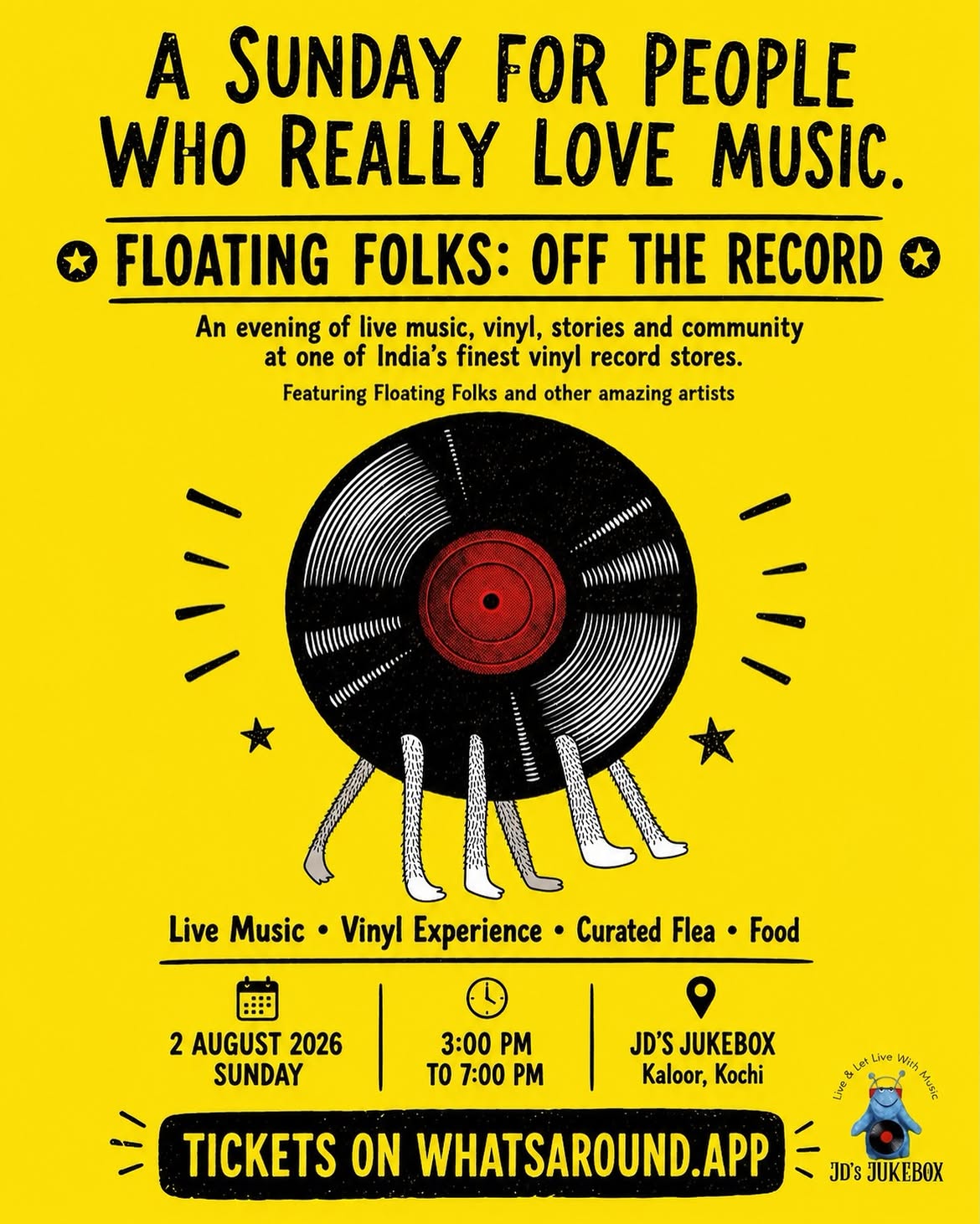 Floating Folks: Off the Record | JD's Jukebox, Kaloor, Kochi