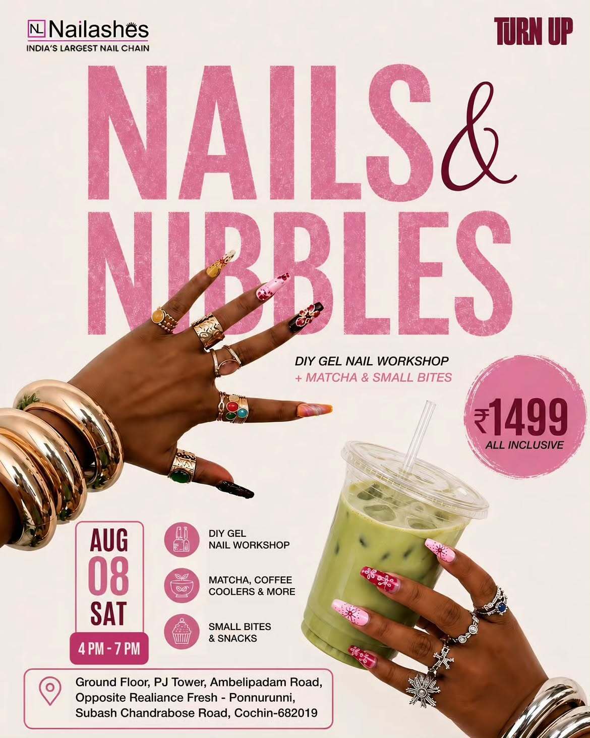 Nails & Nibbles | DIT Gel Nail Workshop | Nailashes, Ponnurunni, Kochi