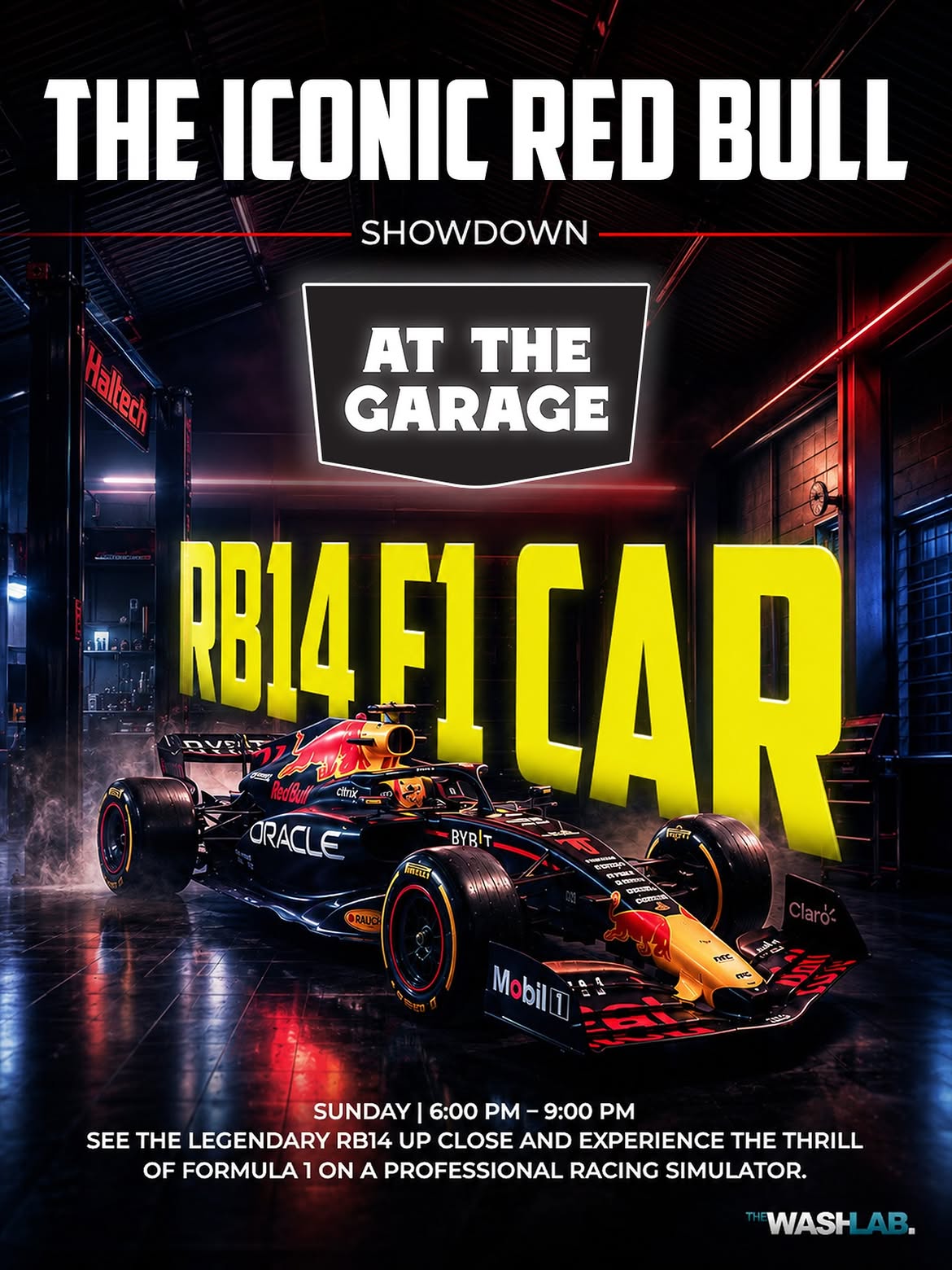 The Iconic Red Bull Showdown β RB14 F1 Car | At The Garage, Kochi