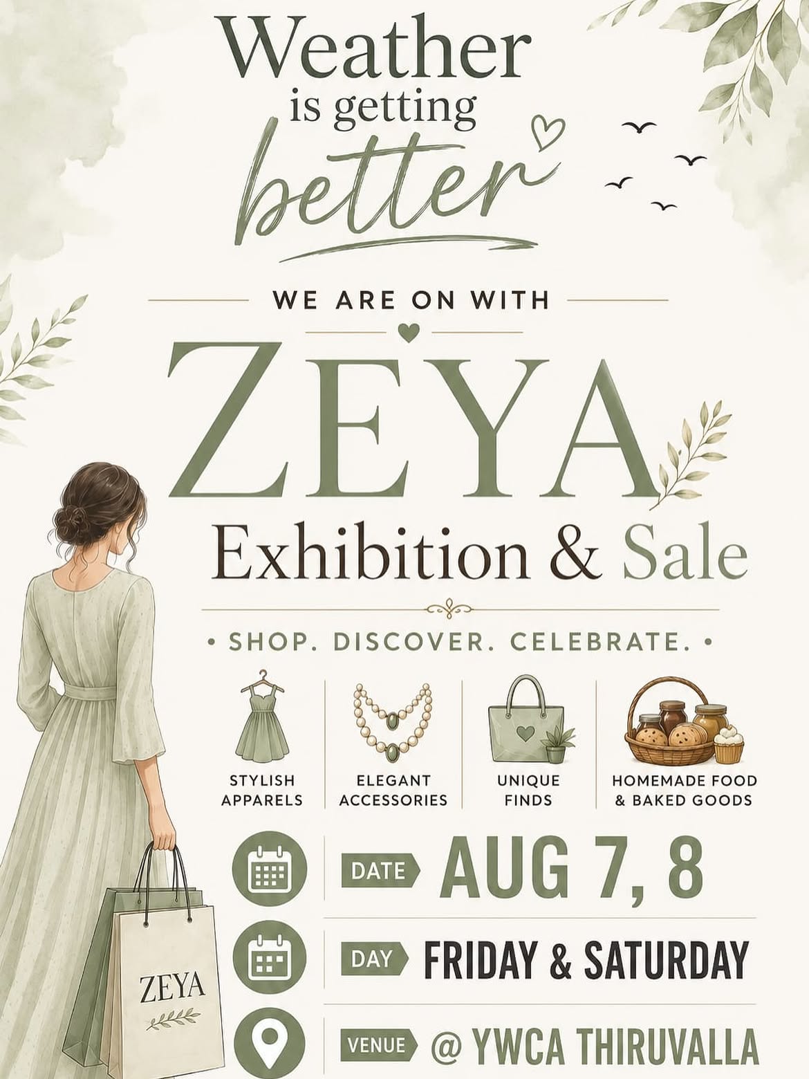 ZEYA Exhibition & Sale β Hues of Traditions '26 | YWCA Thiruvalla
