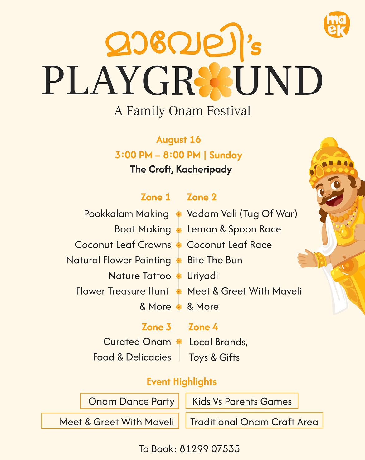 Maveliβs PLAYGROUND | The Croft, Kacheripady