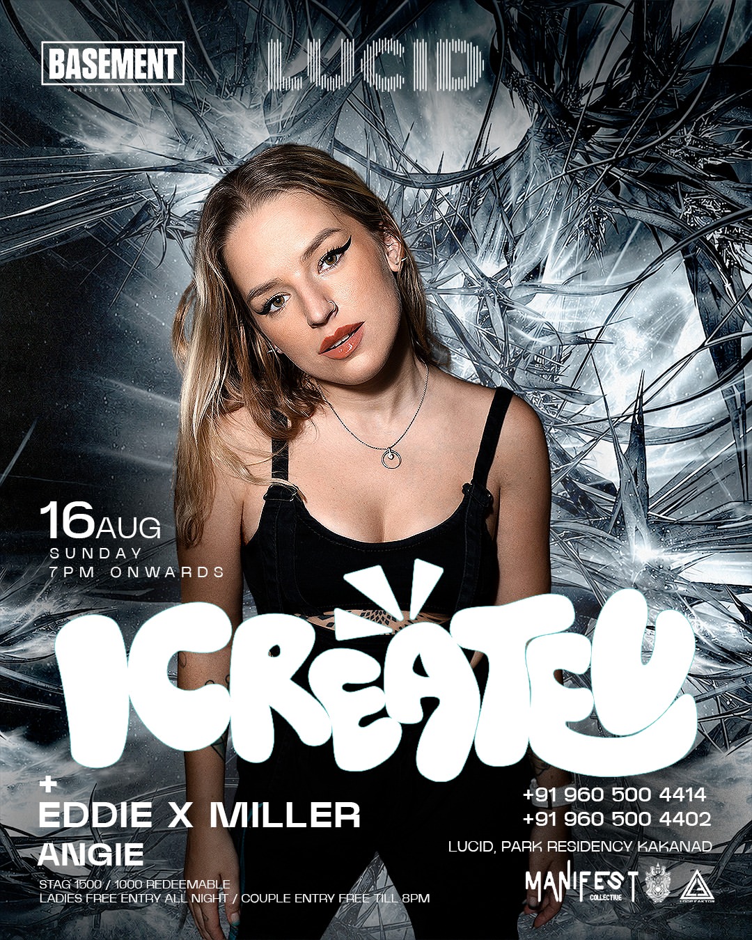 ICREATEU Ft. EDDIE X MILLER + ANGIE | LUCID, Park Residency, Kakkanad