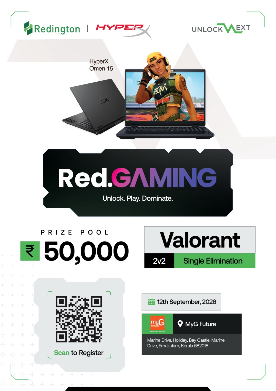 Red.Gaming Season 3 β Kochi | Valorant 2v2 Showdown | MyG Future, Marine Drive, Ernakulam, Kerala