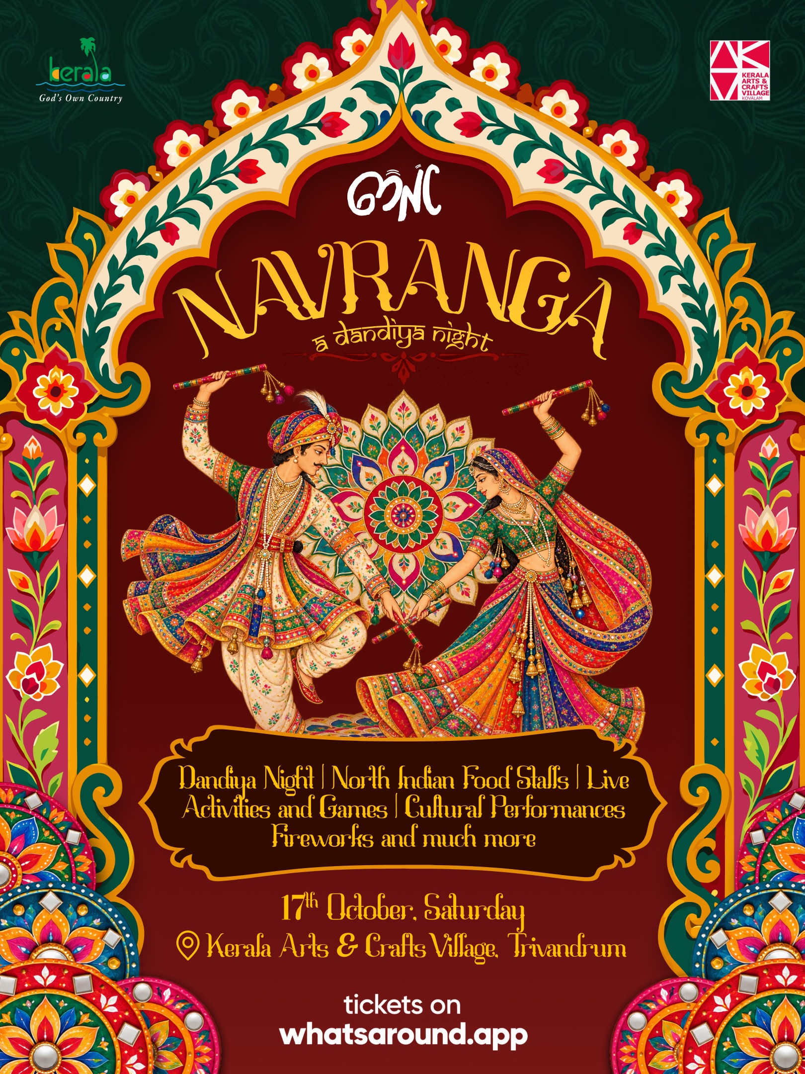 LIVE by ONC Navaratri 2026 | Kerala Arts & Crafts Village, Trivandrum Markdown