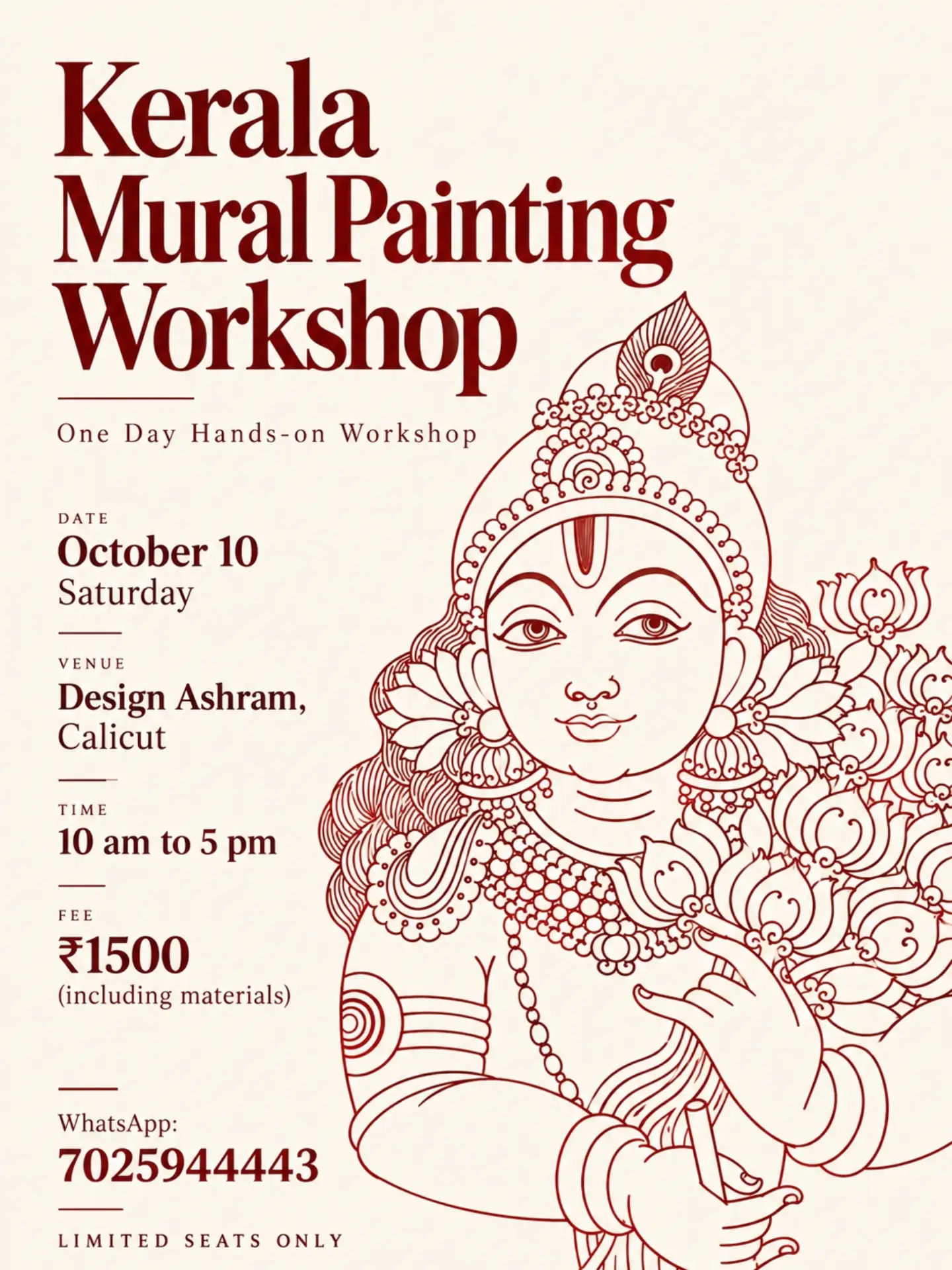 Kerala Mural Painting Workshop | Design Ashram, Calicut