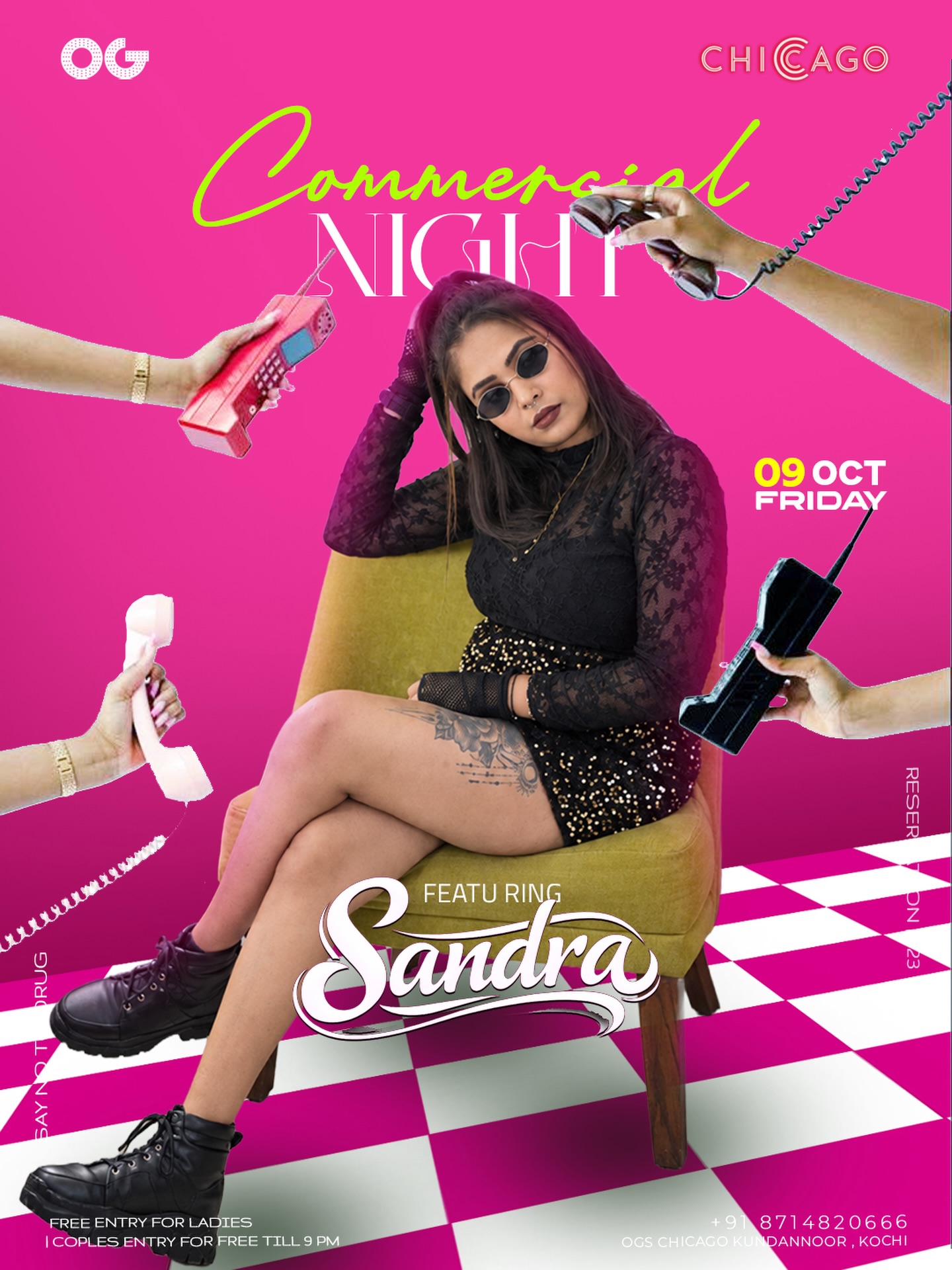 COMMERCIAL NIGHT by Sandra | OGs Chicago, Kundannoor, Kochi