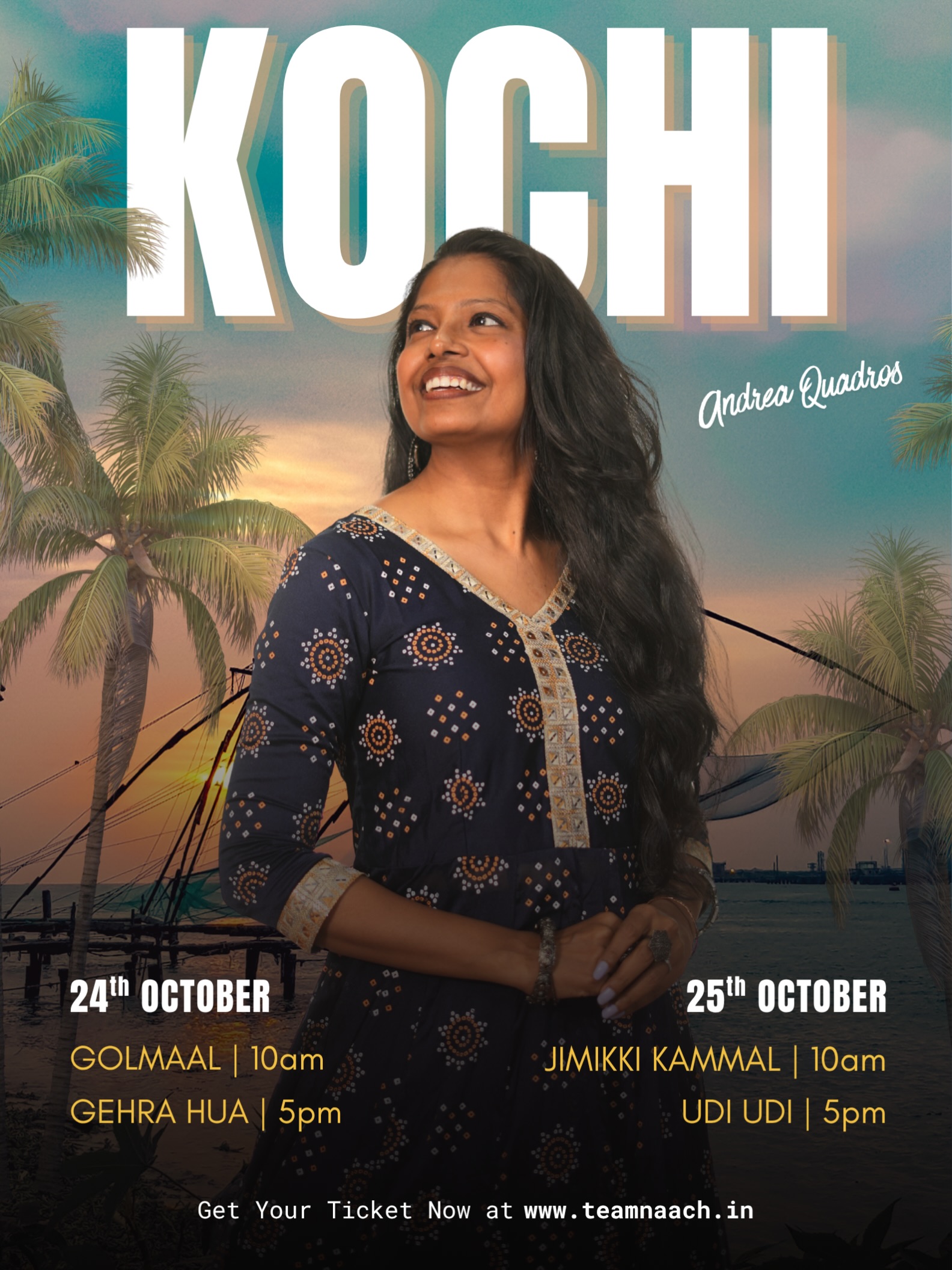 Andrea Quadros | Team Naach Dance Workshop in Kochi