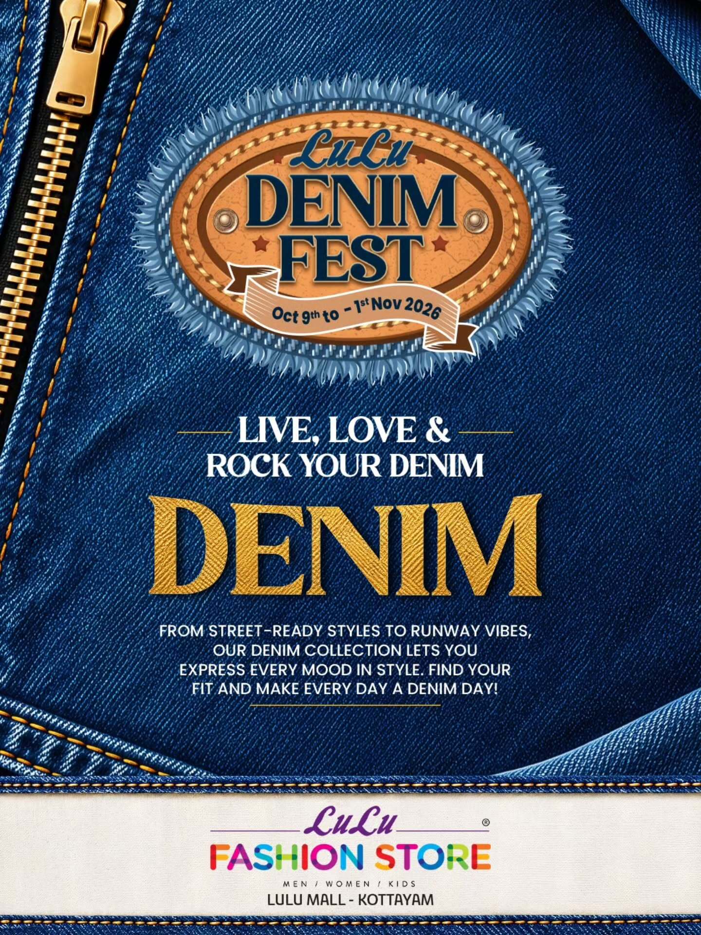 LuLu DENIM FEST | LuLu Fashion Store, LuLu Mall, Kottayam