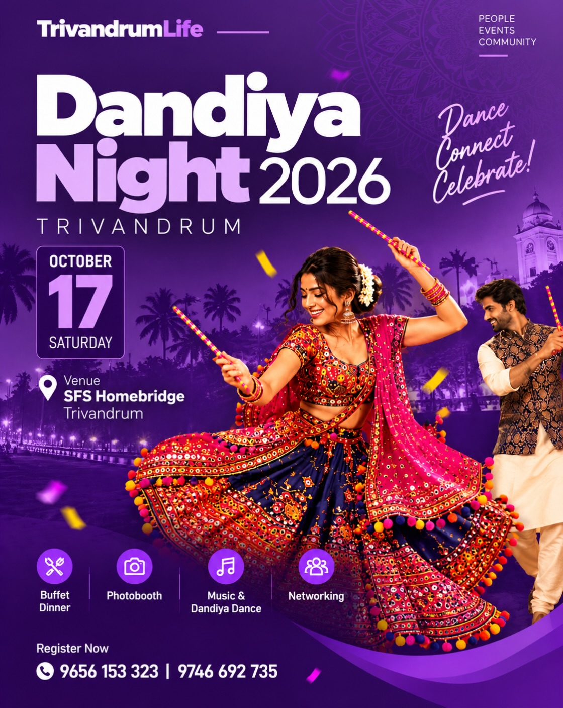 Dandiya Night 2026 | SFS Homebridge, Trivandrum