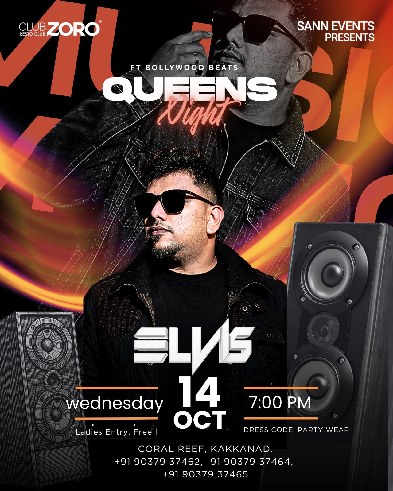 DJ Elvis Paul Live | Queens Night at Club Zoro, Coral Reef, Kakkanad