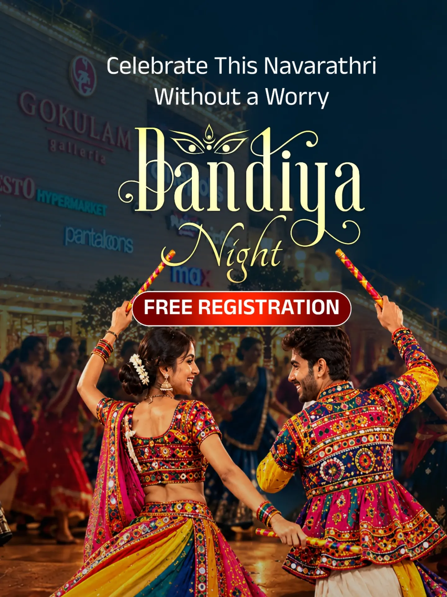 Rang Dhun β Dandiya Night | Gokulam Galleria Mall, Kozhikode