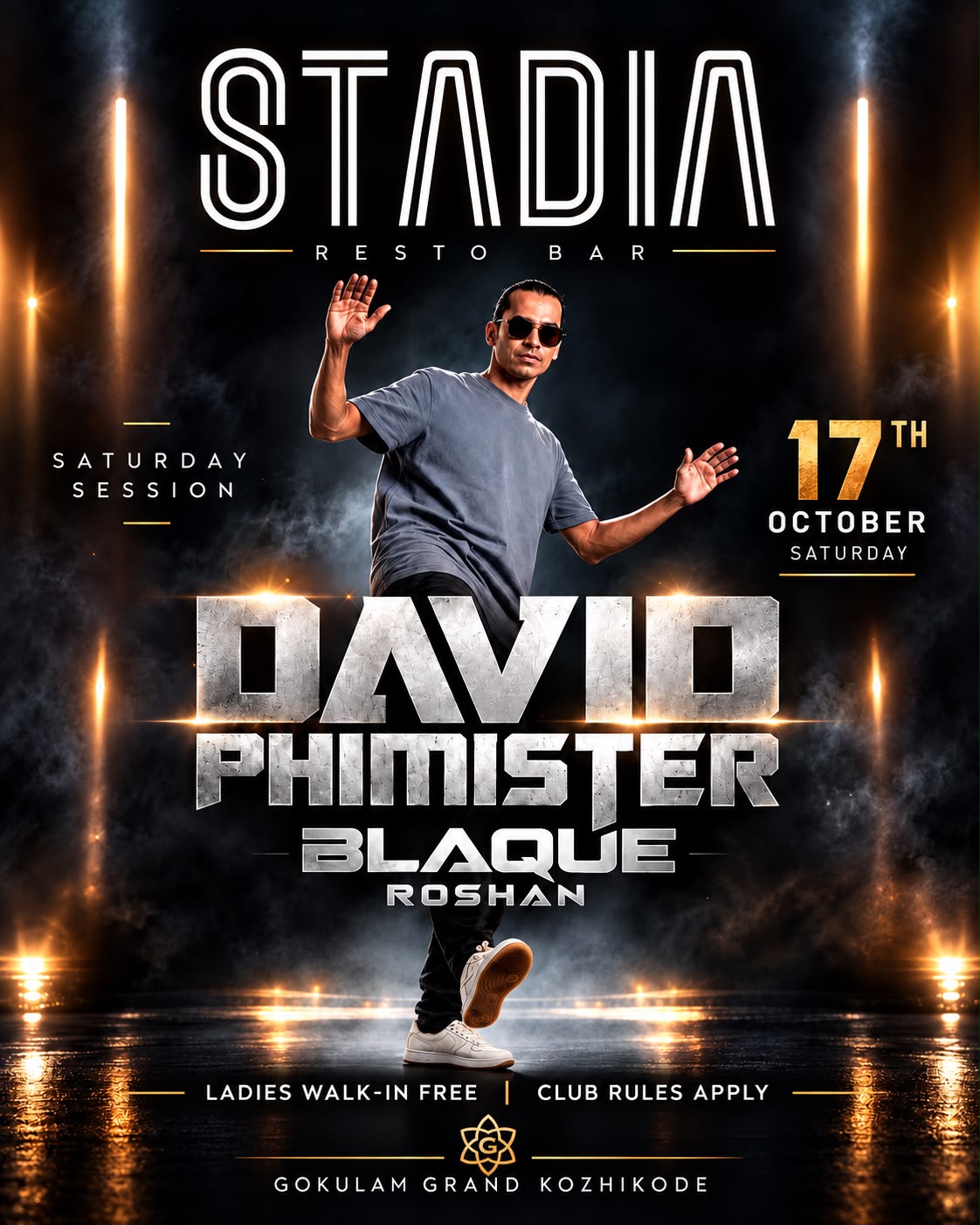 David Phimister Live at Stadia Resto Bar, Gokulam Grand Kozhikode