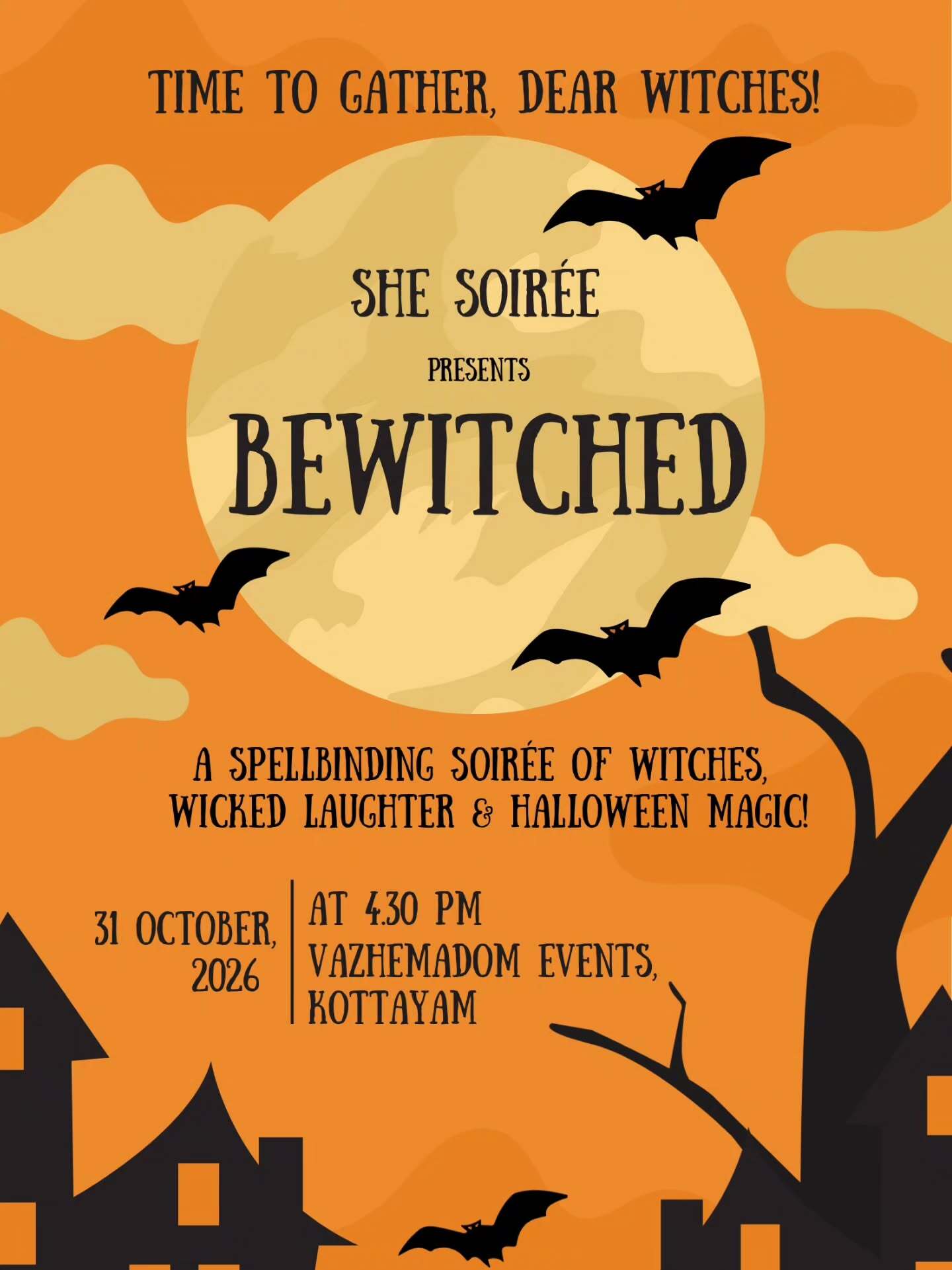 BEWITCHED (Halloween Edition) by She Soirée | Vazhemadom Events, Kottayam
