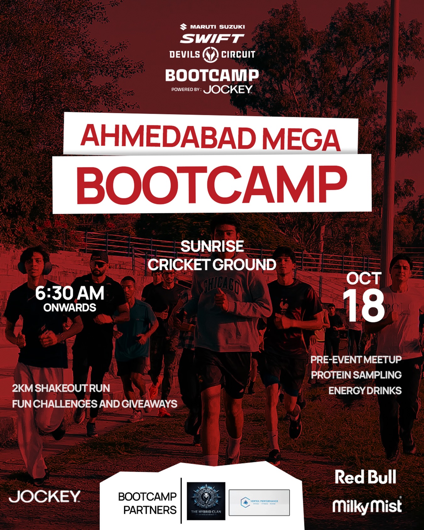 Maruti Suzuki Swift Devils Circuit Bootcamp β Ahmedabad Mega Bootcamp | Sunrise Cricket Ground, Ahmedabad