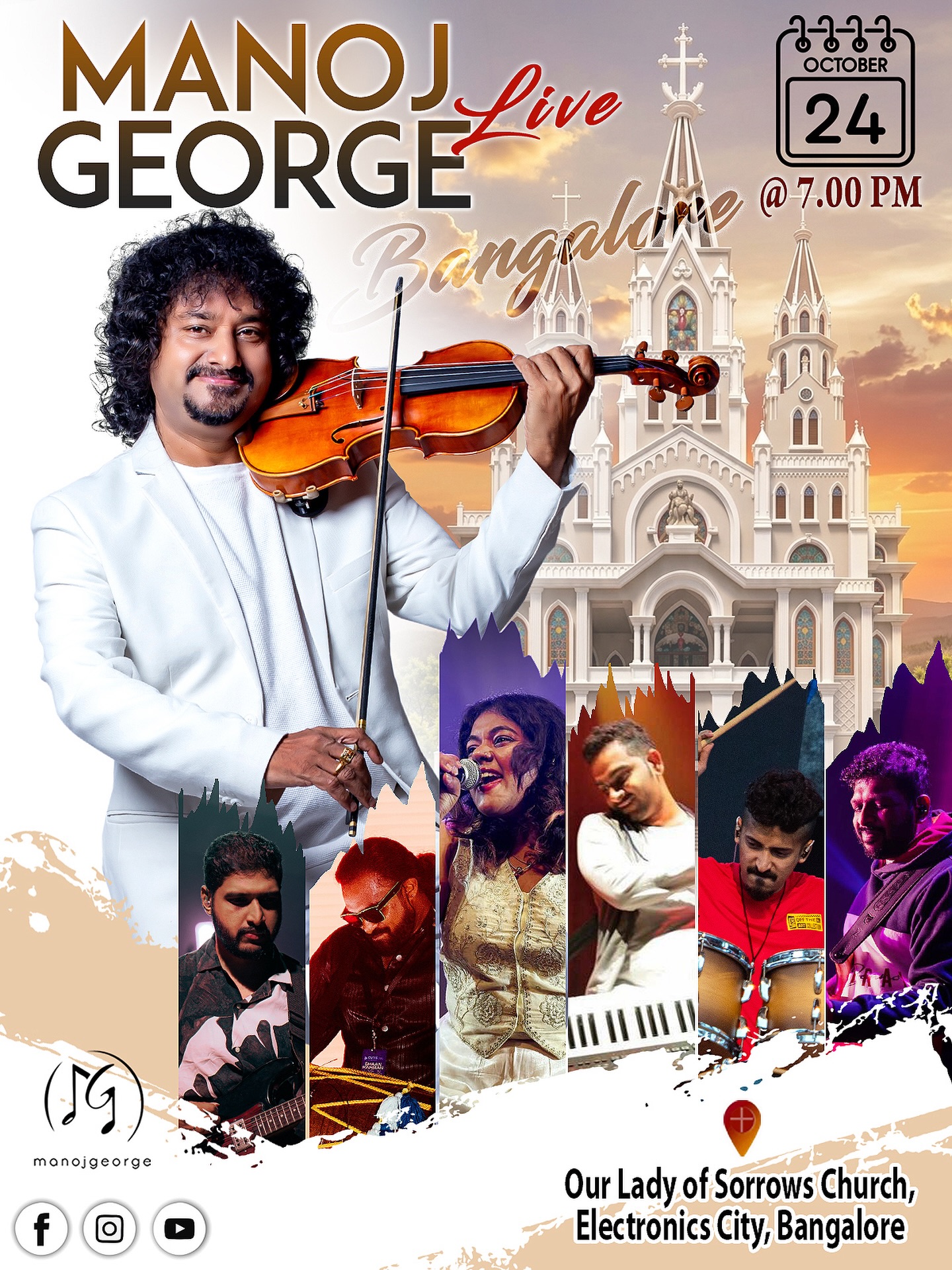 Manoj George Live | Our Lady of Sorrows Church, Electronics City, Bangalore