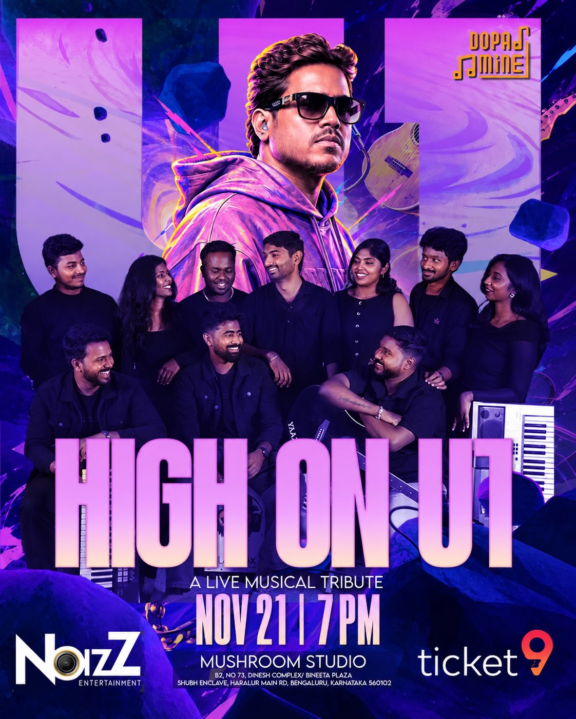 HIGH ON U1 – A TRIBUTE TO YUVAN SHANKAR RAJA | Mushroom Studio, Bengaluru