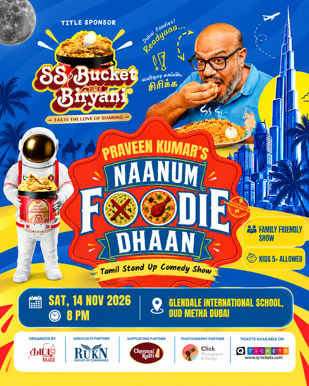 Praveen Kumar’s Naanum Foodie Dhaan | Glendale International School, Oud Mehta, Dubai
