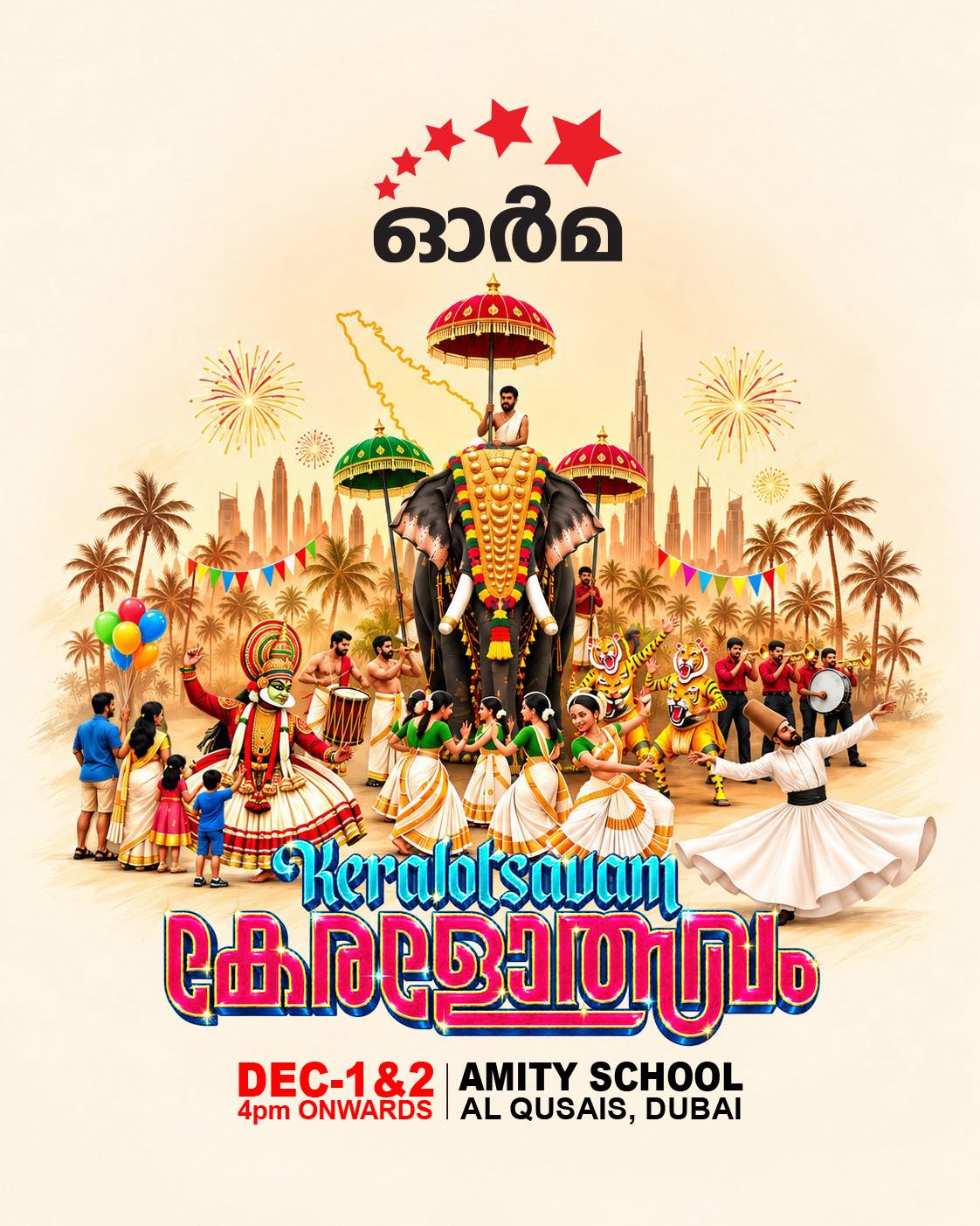 Keralotsavam 2026 | Amity School, Al Qusais, Dubai