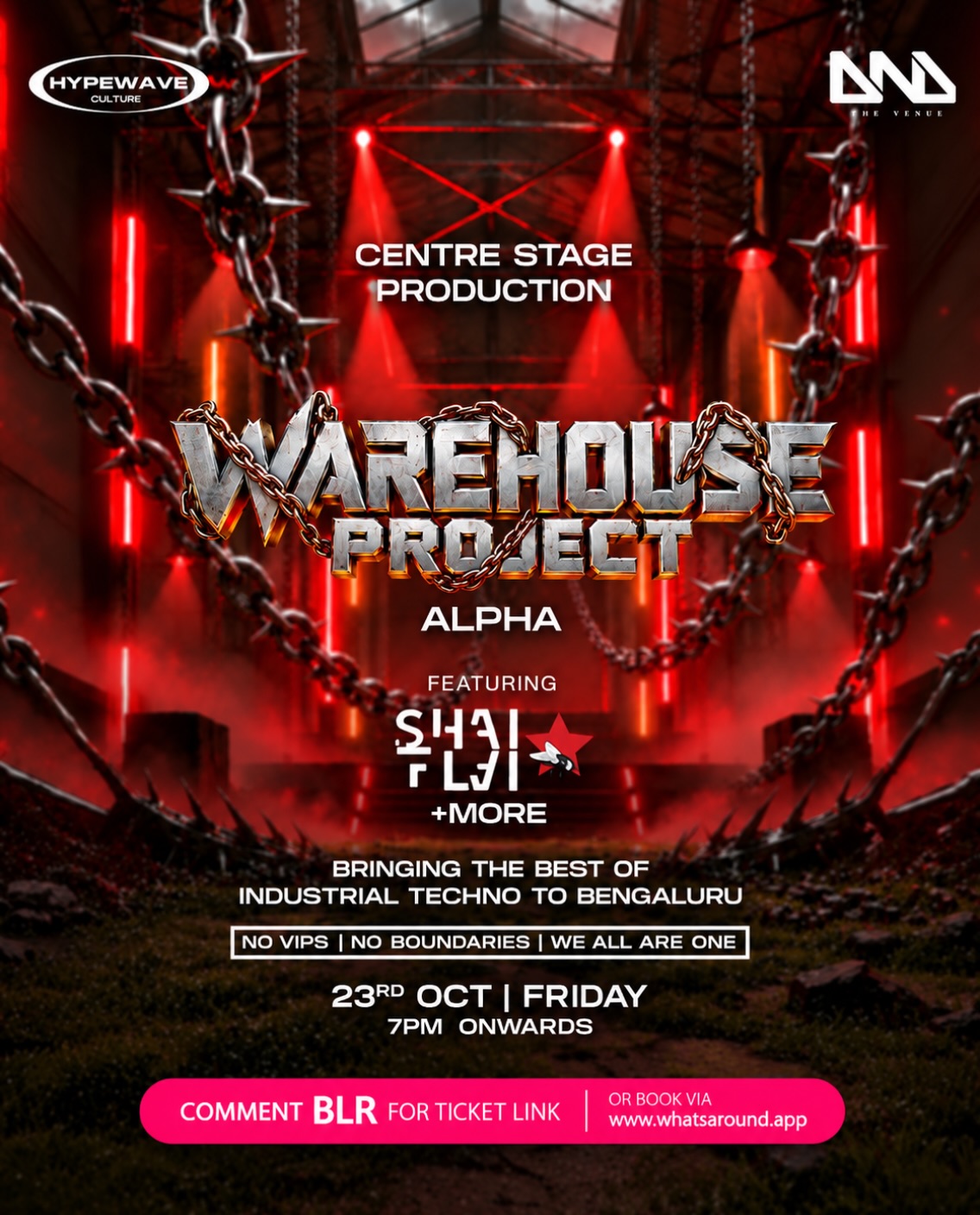 Warehouse Project: Alpha featuring SHAI | DND The Venue, Bengaluru