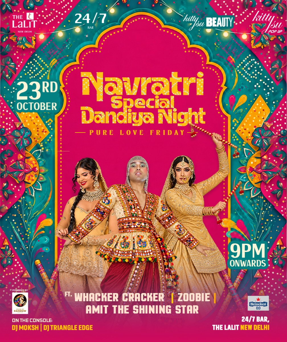 Navratri Special Dandiya Night | 24/7 Bar, The LaLiT New Delhi