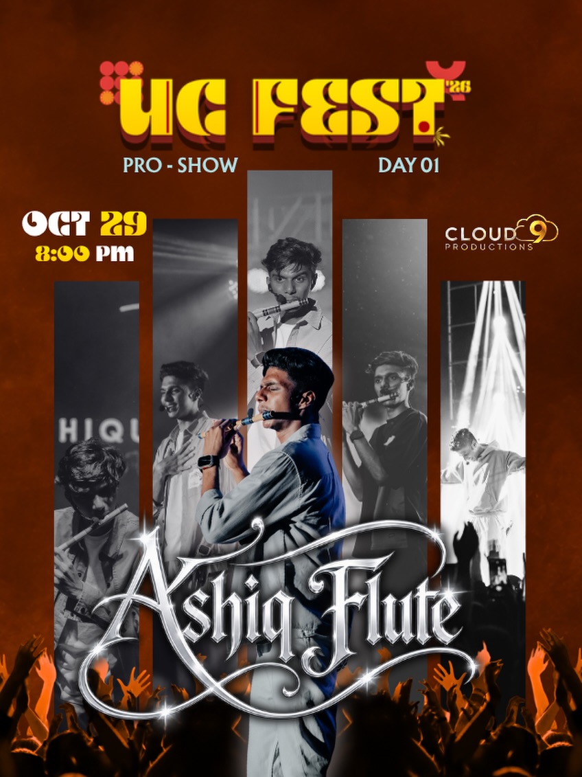 Ashiq Flute Live | UC Fest β26 Pro-Show, University College, Palayam, Thiruvananthapuram