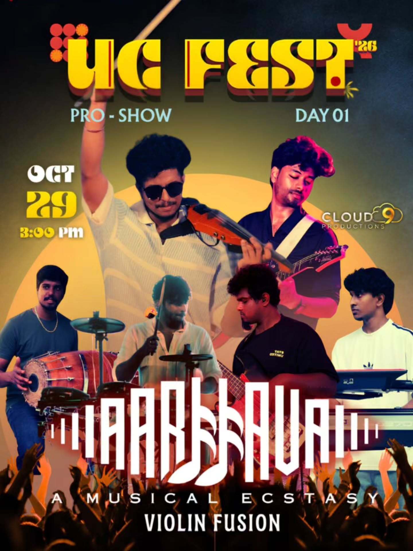 Aarjjava β A Musical Ecstasy | UC FEST β26 Pro-Show, University College, Palayam, Thiruvananthapuram