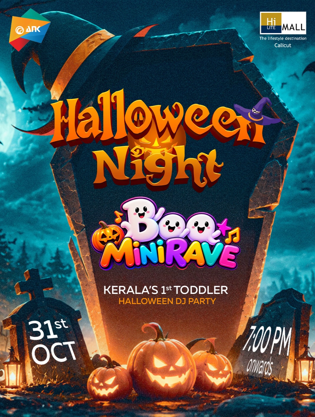 Halloween Night - BOO MINI RAVE | HiLITE Mall, Calicut