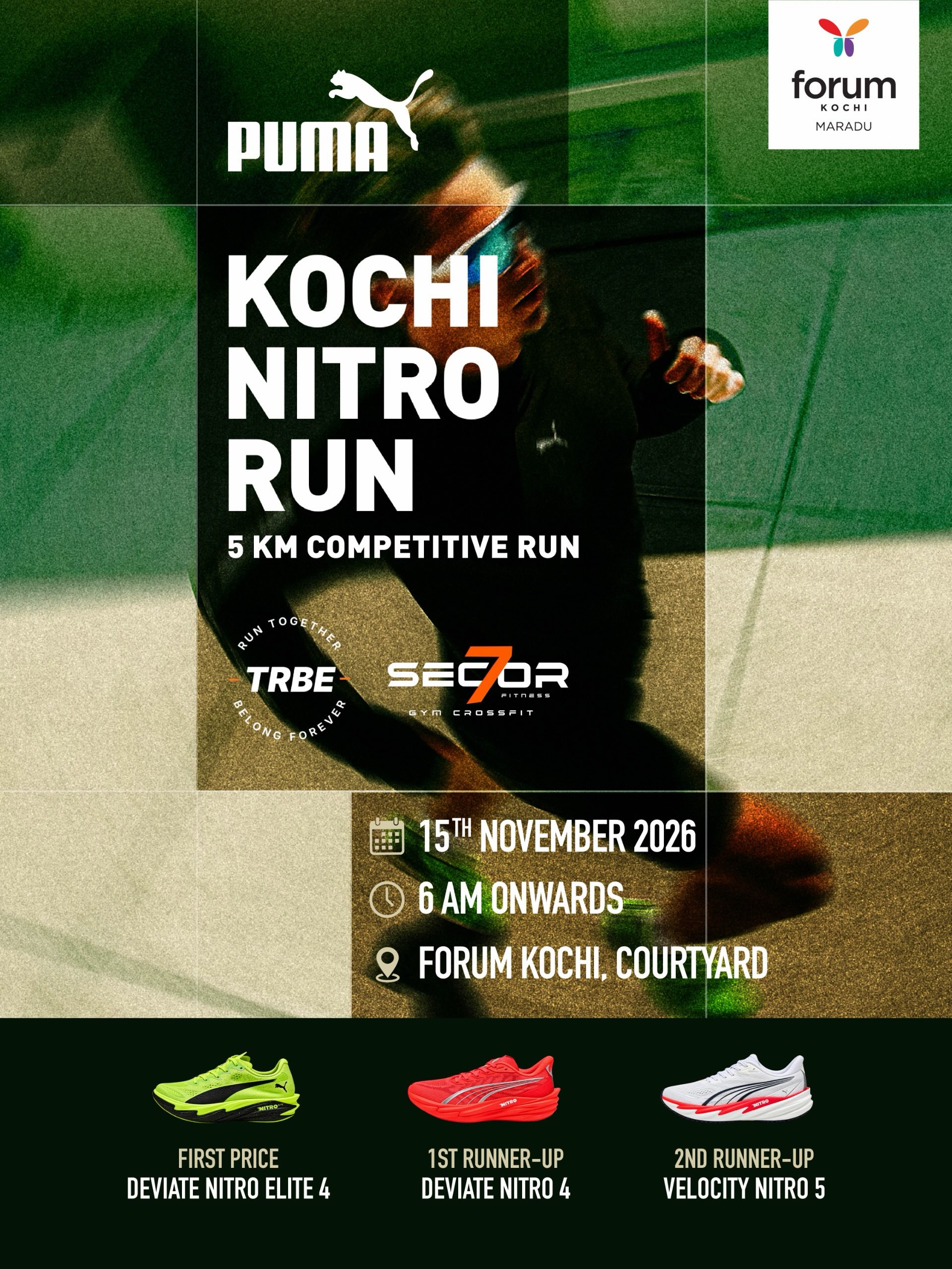 Kochi Nitro Run | Forum Kochi, Maradu