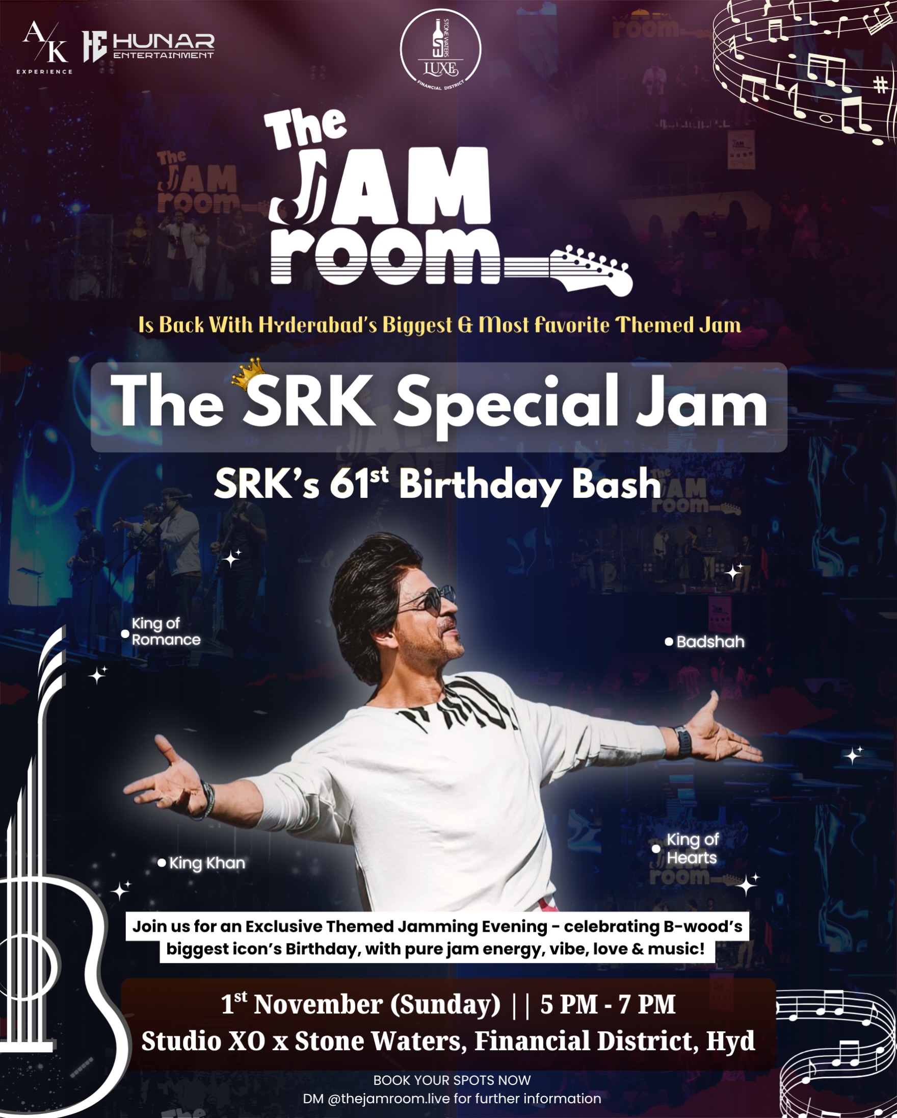 The SRK Special Jam | Studio XO x Stone Waters, Hyderabad