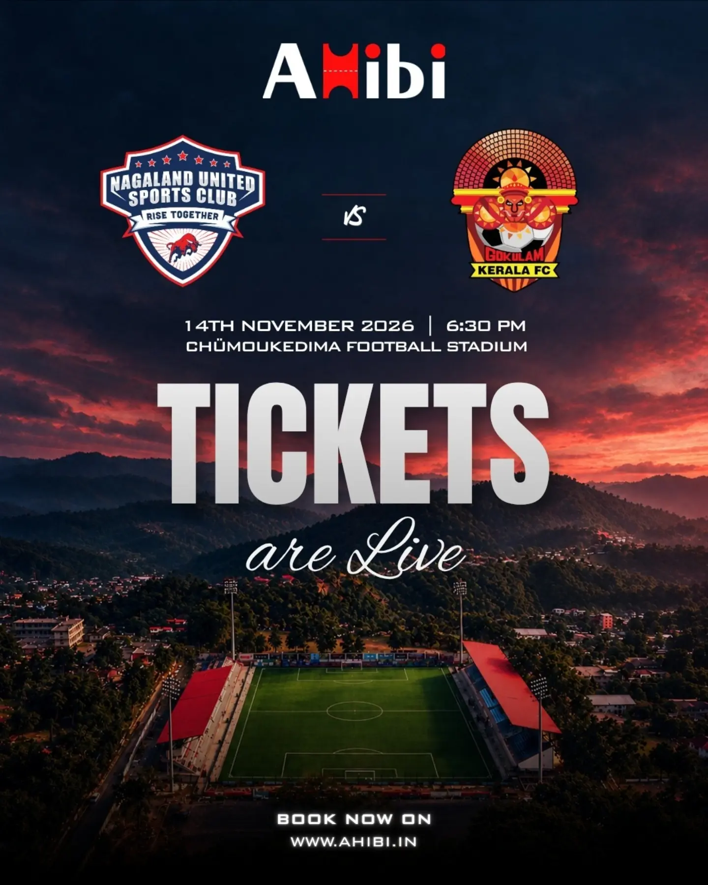 Nagaland United Sports Club vs Gokulam Kerala FC | Chümoukedima Football Stadium