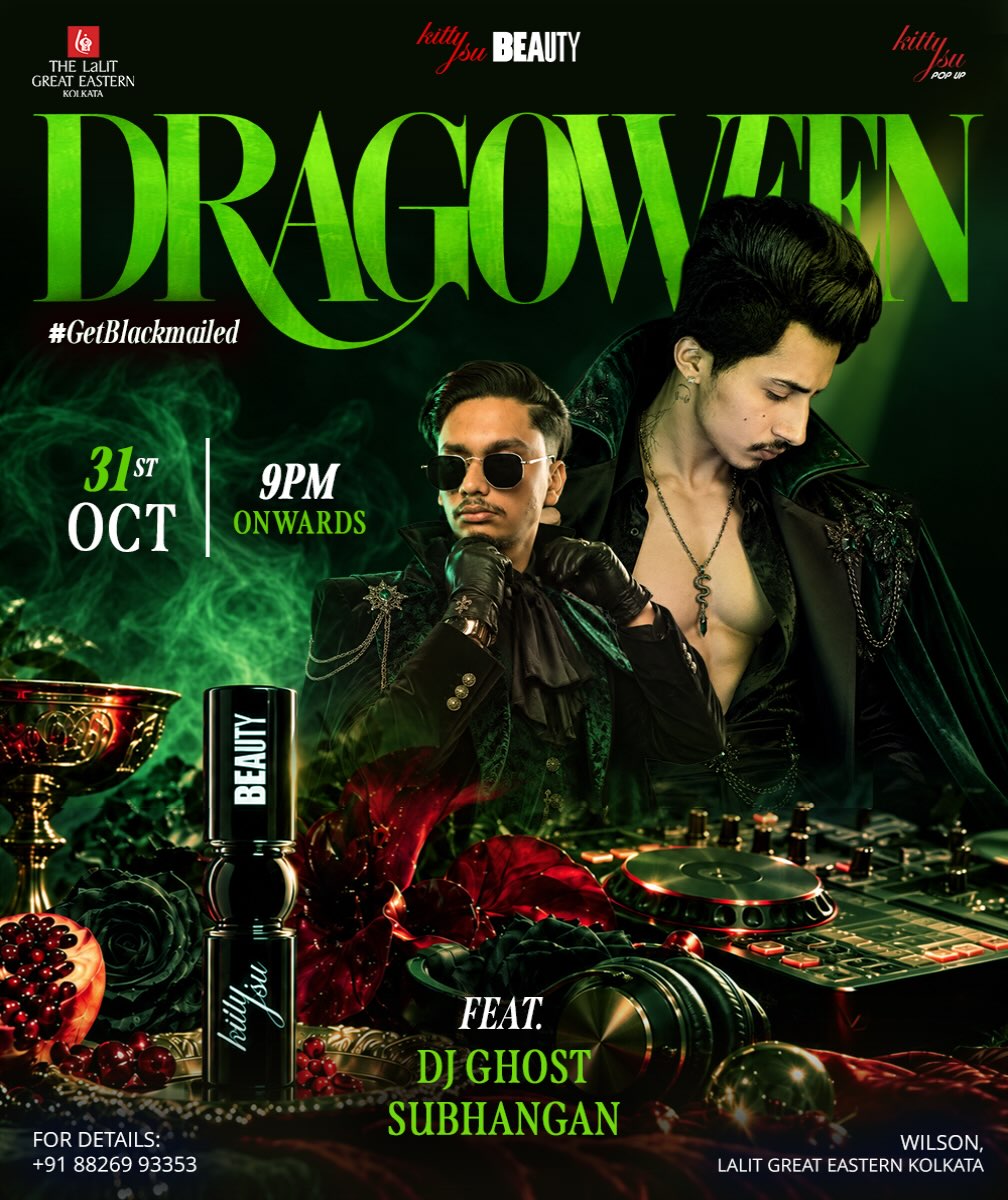 DRAGOWEEN by DJ Ghost & DJ Subhangan | Wilson’s – The Pub, The LaLiT Great Eastern Kolkata