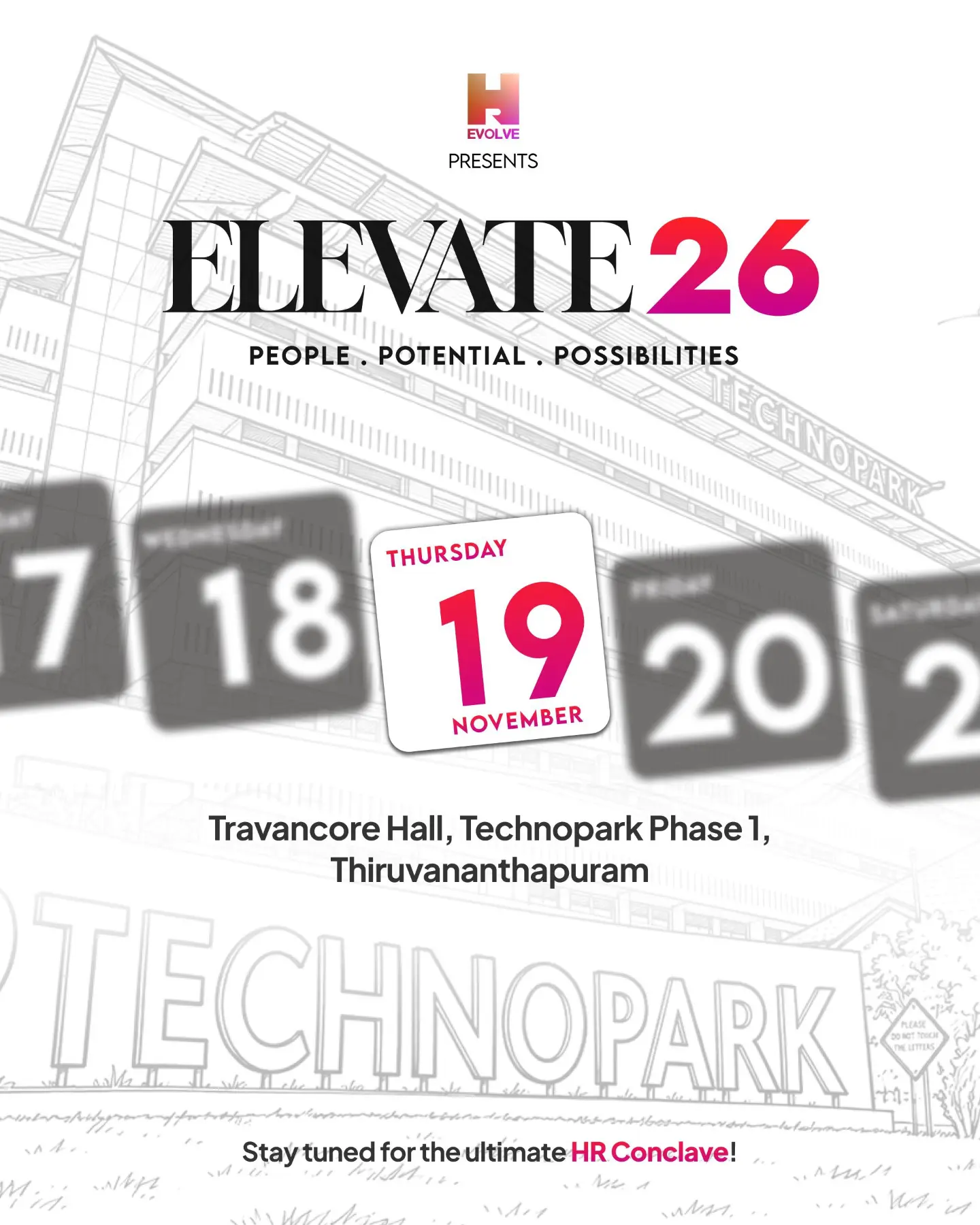 HR Evolve Presents Elevate 2026 | Technopark, Thiruvananthapuram