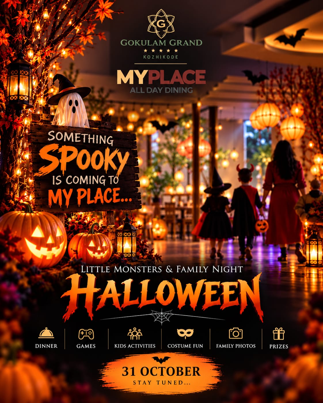 Halloween Family Night at My Place | Gokulam Grand Kozhikode